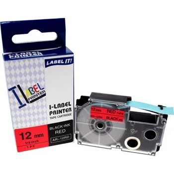 Pásek do tiskárny Kompatibilní páska s Casio XR-12RD1, 12mm x 8m