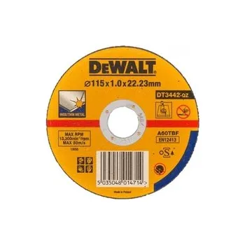 Řezný kotouč DeWalt DT3442 - Řezný kotouč 115 mm na nerez a tenké plechy