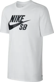 Pánské tričko Nike Sb Logo Tee bílá