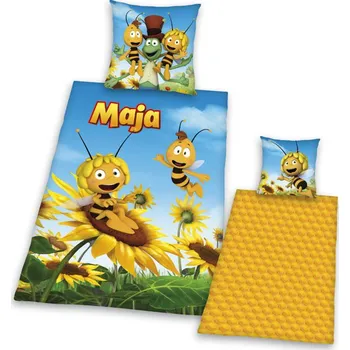 Povlečení Herding Včelka Mája 3D 140/200, 70/90 cm