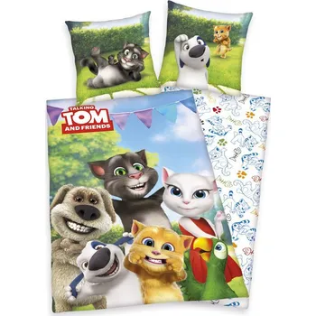 Povlečení Herding Mluvící kocour Tom a přátelé 140/200, 70/90
