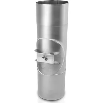 Komín BOKRA Komínový nerezový čistící díl s víčkem, ø 130mm, tl. mat. 0,8mm 500 mm