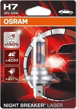 Autožárovka Osram Night Breaker Laser Blister 12V H7 55W 64210NBL