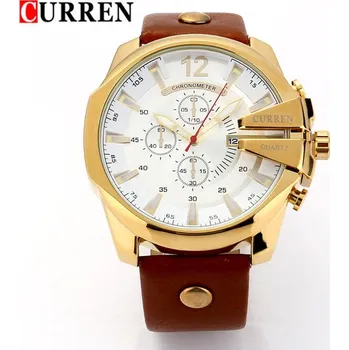 Hodinky Curren 8176 zlaté (Chcete se pochlubit novým opravdu stylovým kouskem, který bude zdobit vaše zápěstí? Mohou jím být právě tyto luxusní hodinky!)