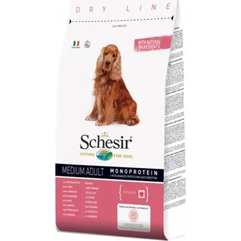 Krmivo pro psa Schesir Medium Adult Maintenance se šunkou