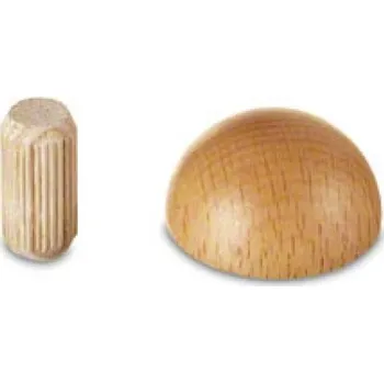 Zábradlí Nerezové zábradlí- Ukončení Půlkulaté Dub 42mm, nelak.