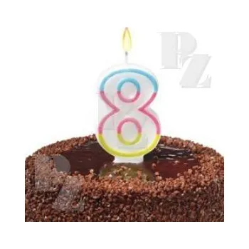 Svíčka Svíčka 8, Herlitz