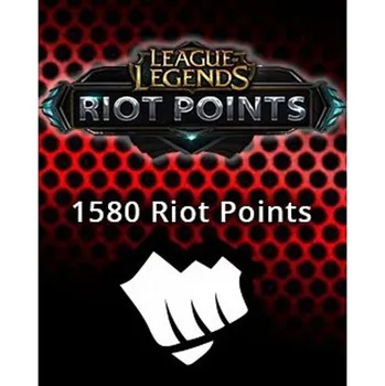 Počítačová hra LOL Riot Points 1580 EU PC digitální verze