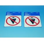 Samolepka ZÁKAZ VSTUPU S POTRAVINAMI