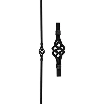 Výplň zábradlí kovaná h900, 12x12mm, T10/501