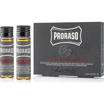 Péče o vousy Proraso Hot olej na vousy 4 x 17 ml