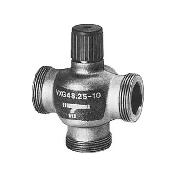 Instalatérský materiál Trojcestný litinový ventil DN 25 Siemens VXG 48.25 (VXG48.25)