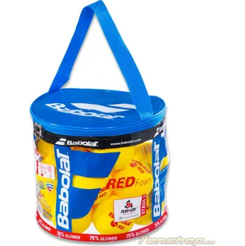 Tenisový míč Dětské tréninkové míče Babolat Red Foam, 24 ks v plast. pytli BABOLAT - Výprodej
