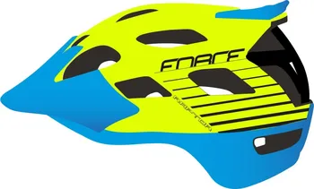 Cyklistická přilba Force Raptor MTB fluo/modrá