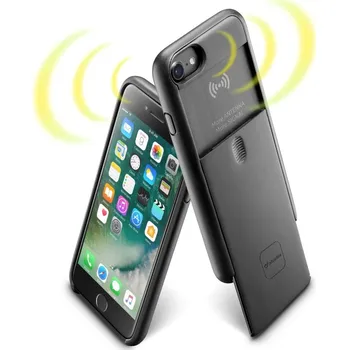 Pouzdro na mobilní telefon Cellularline Antenna pro iPhone 7/8 černé