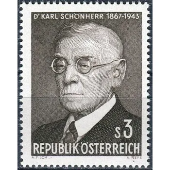 Poštovní známka (1967) MiNr. 1234 ** - Rakousko - 100. výročí narození Karla Schönherr