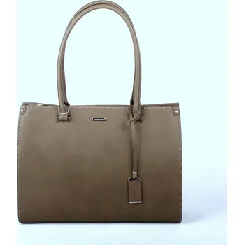 Kabelka Velká khaki kabelka na rameno David Jones 5524A-2