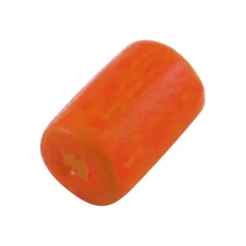 Dětské navlékací korálky Dřevěné korálky oranžové 8x5mm 20g