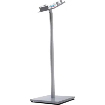 Reklamní Stojan na letáky A4 s kovovou kapsou 1×A4 podstava čtyřhran (MBD230)