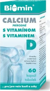 Biomin Calcium s Vit. D 60 cps.