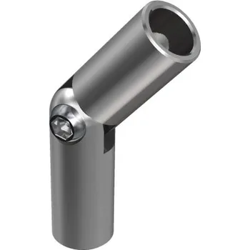 Zábradlí Nerezové zábradlí- spojka prutů AISI304, ±90°/d12/L60mm-lepení