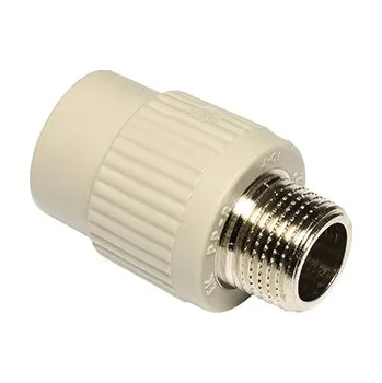 Instalatérský materiál EkoPlastik PPR Přechodka s kovovým závitem vnějším