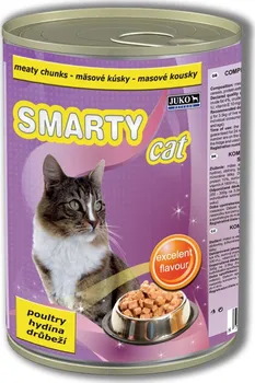 Krmivo pro kočku Smarty Cat Chunks drůbeží