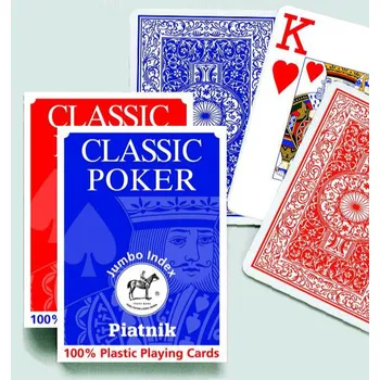Poker Piatnik Plastic Poker 100% Jumbo Index