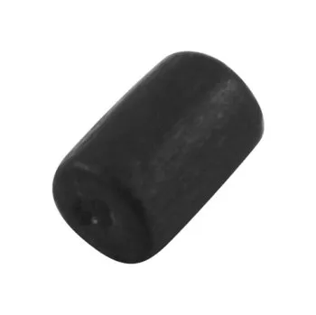 Dětské navlékací korálky Dřevěné korálky černé 8x5mm 20g