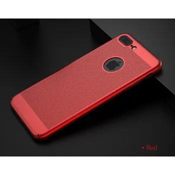 Pouzdro na mobilní telefon iPhone X zadní MESH kryt červený