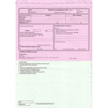 Tiskopis Návrh na lázeňskou péči cena za: 1 ks