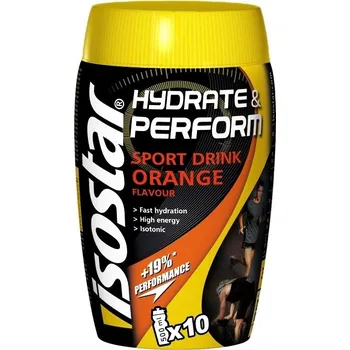 Nápoj pro sportovce Isostar Hydrate a Perform prášek 400g Orange ISOSTAR