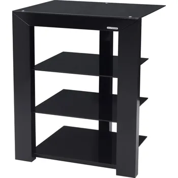 NorStone Piu černý lak Televizní stolek NorStone Piu černý lak