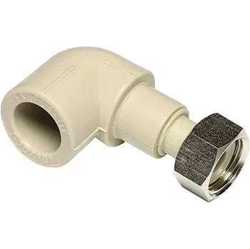 Vodovodní potrubí EkoPlastik PPR Koleno 90° přechodka plastová s převlečnou maticí