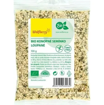 Sušená potravina Wolfberry Konopné semínko loupané BIO 100 g