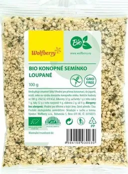 Wolfberry Konopné semínko loupané BIO 100 g