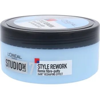 Stylingový přípravek L'Oréal Studio Line Style Rework Remix Fibre Putty modelační krém na vlasy150 ml