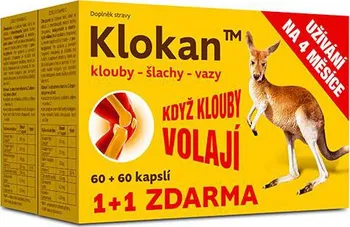 Kloubní výživa Klokan 60 + 60 cps.