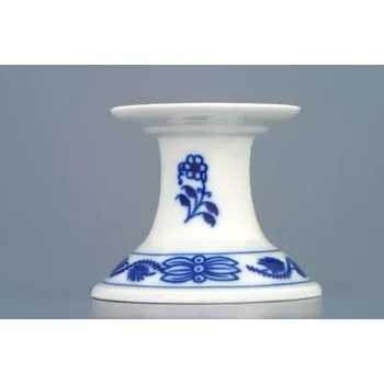 Český porcelán, a.s., Dubí Svícen 1991 bez ouška 6 cm, cibulák, Český porcelán