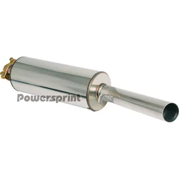 Tlumič výfuku Powersprint závodní nerezový střední díl výfuku s tlumičem pro VW Golf I