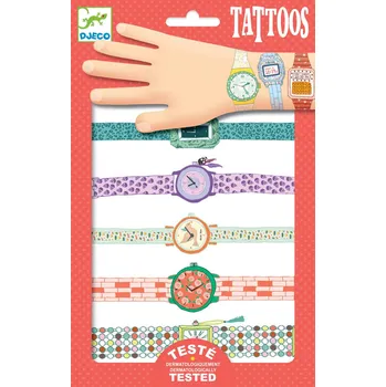 Odstranitelné tetování Djeco Tetování hodinky 