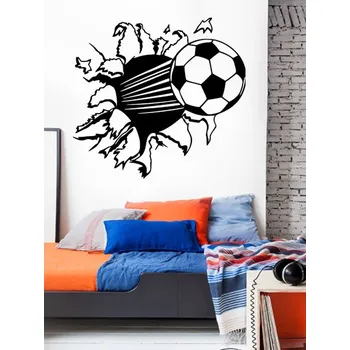 Samolepící dekorace Samolepka na zeď Fotbalový míč (dekorace na zeď)