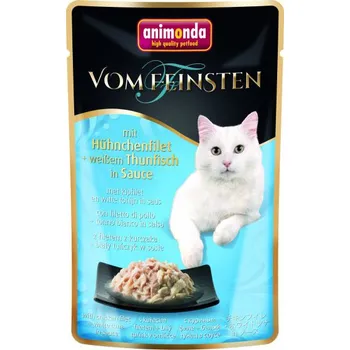 Krmivo pro kočku Animonda Vom Feinsten kapsička kuřecí filet/bílý tuňák v jemné omáčce 50 g