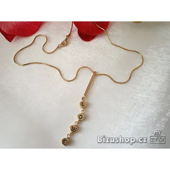 Náhrdelník Náhrdelník s přívěskem Love 6794A