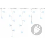 Vánoční světelný déšť 11,9 m, 600 LED, studeně bílý