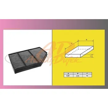 Kabinový filtr filtr pylový MERCEDES ACTROS MP4-CORTECO