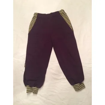 Bavlněné tepláky pro alergiky, velikost 98, Barva Fialová, Střih s nápletem