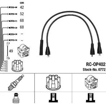 Zapalovací kabel Sada kabelů pro zapalování NGK 0772