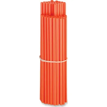 Cyklistické návleky Plastové návleky na špice motocyklu MOOSE RACING oranžové - 80 KUSŮ (pro kola 18 "až 21")