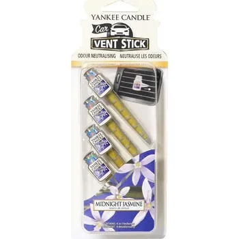 Vůně do auta Yankee Candle Midnight Jasmine 4 ks